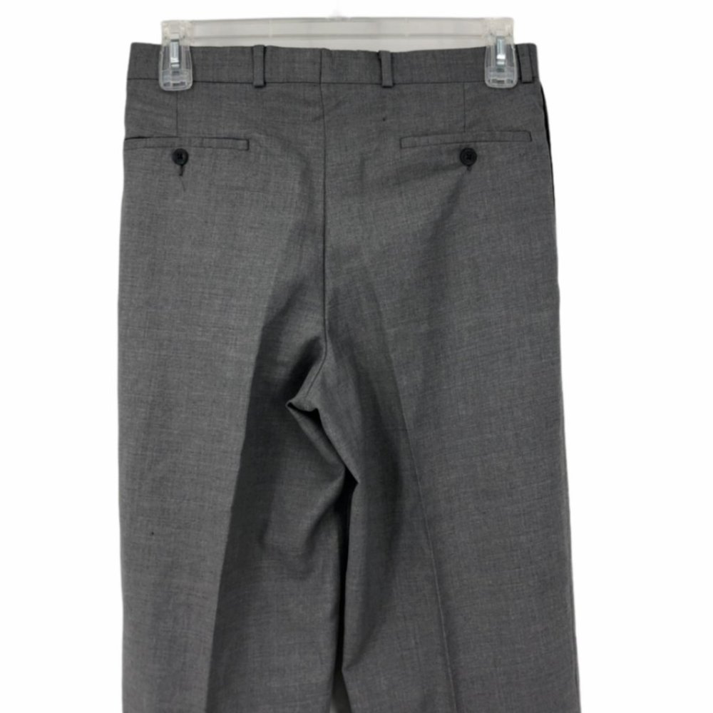 Chaps Mens Gray Cashmere Dress Pants Size 32X32 - Picture 5 of 8